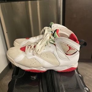 Jordan 7 “Hare”, White/Red, Size 10.5